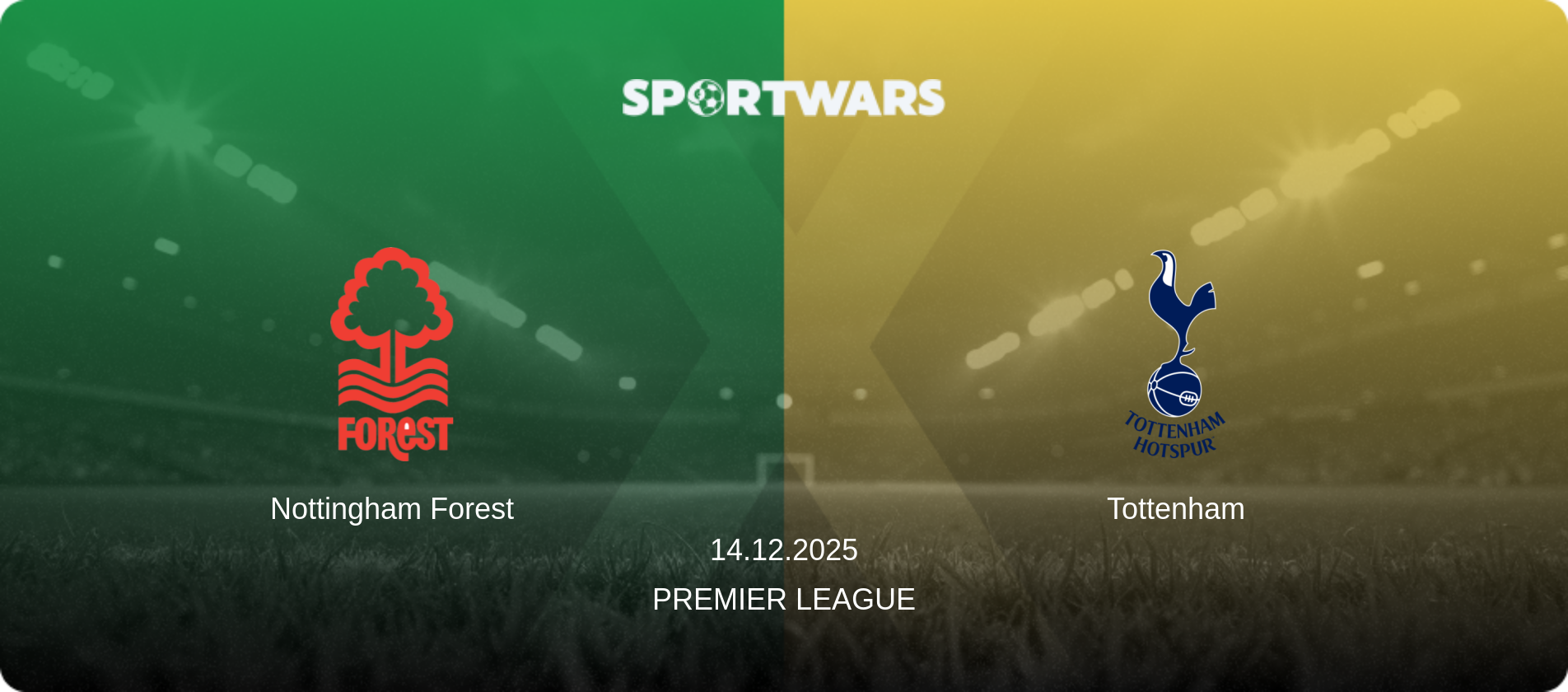 Nottingham Forest — Tottenham, 14.12.2025 — Premier League (match preview)