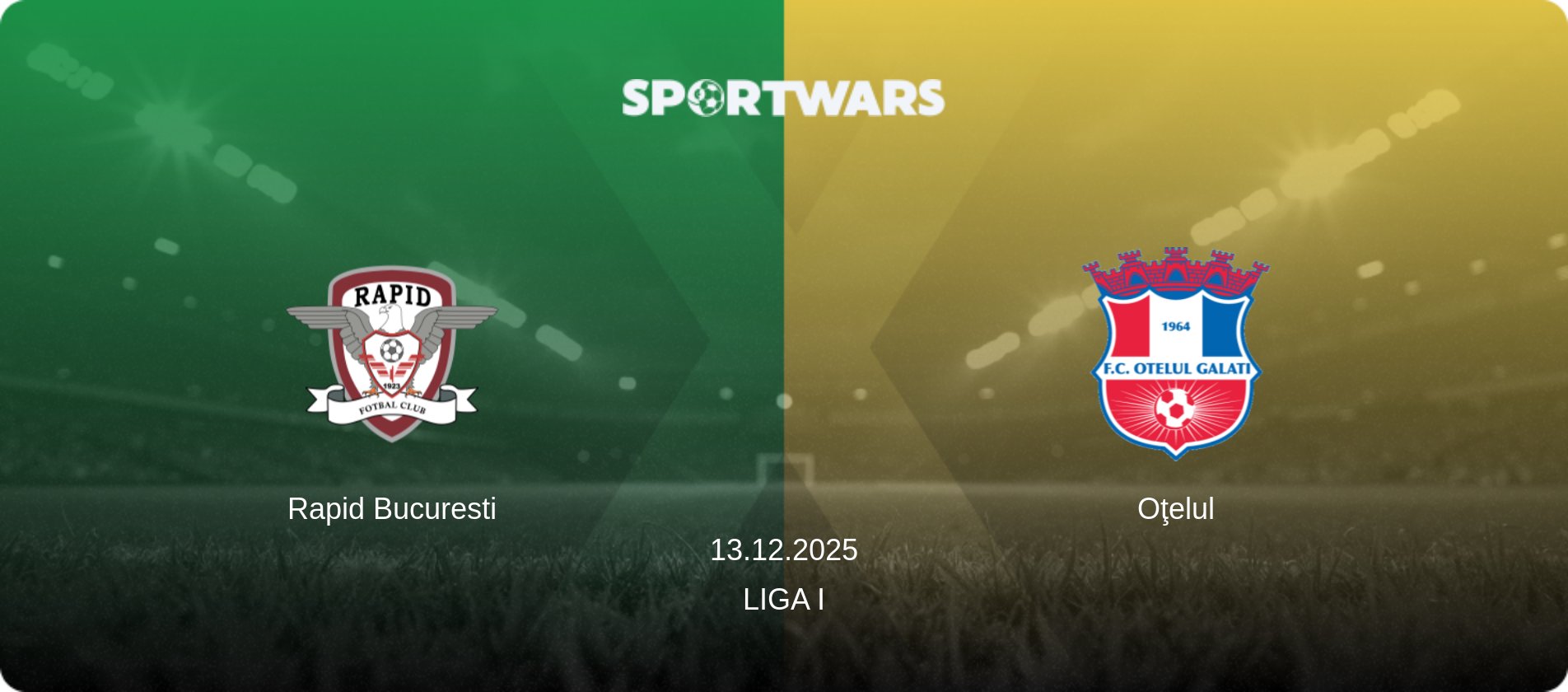 Rapid Bucuresti — Oţelul, 13.12.2025 — Liga I (match preview)
