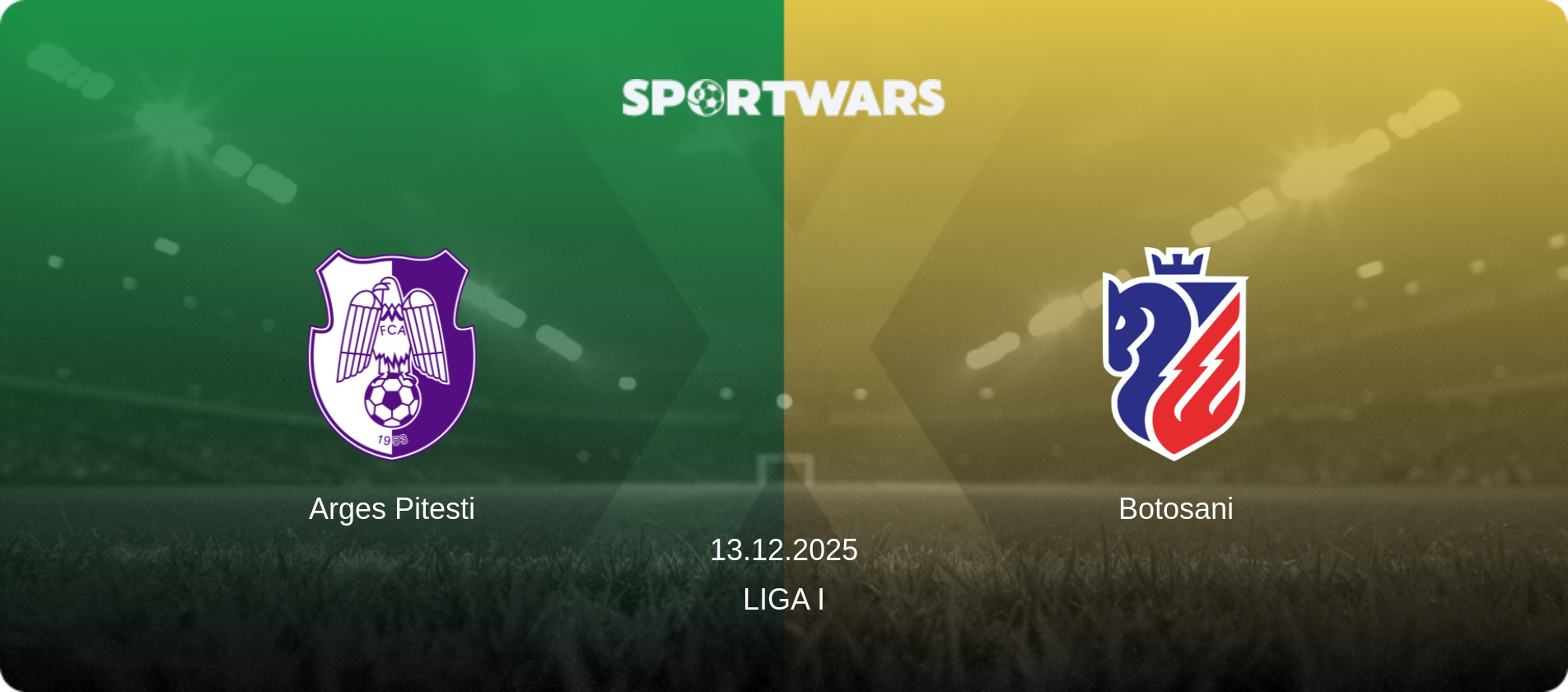 Arges Pitesti — Botosani, 13.12.2025 — Liga I (match preview)