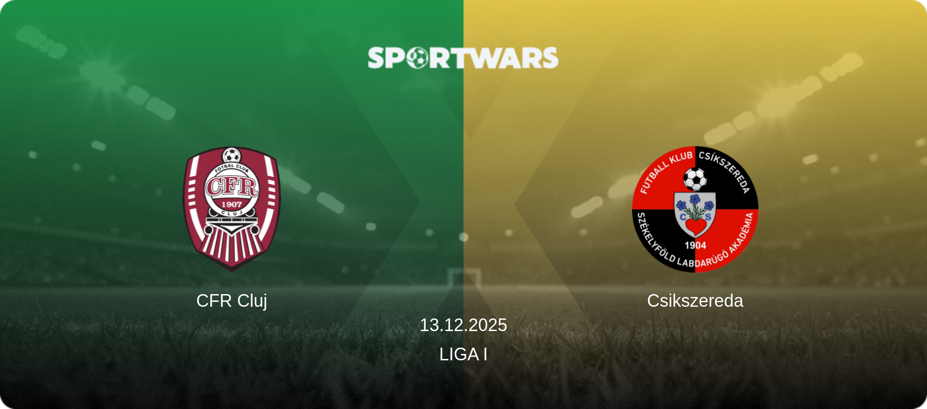 CFR Cluj — Csikszereda, 13.12.2025 — Liga I (match preview)