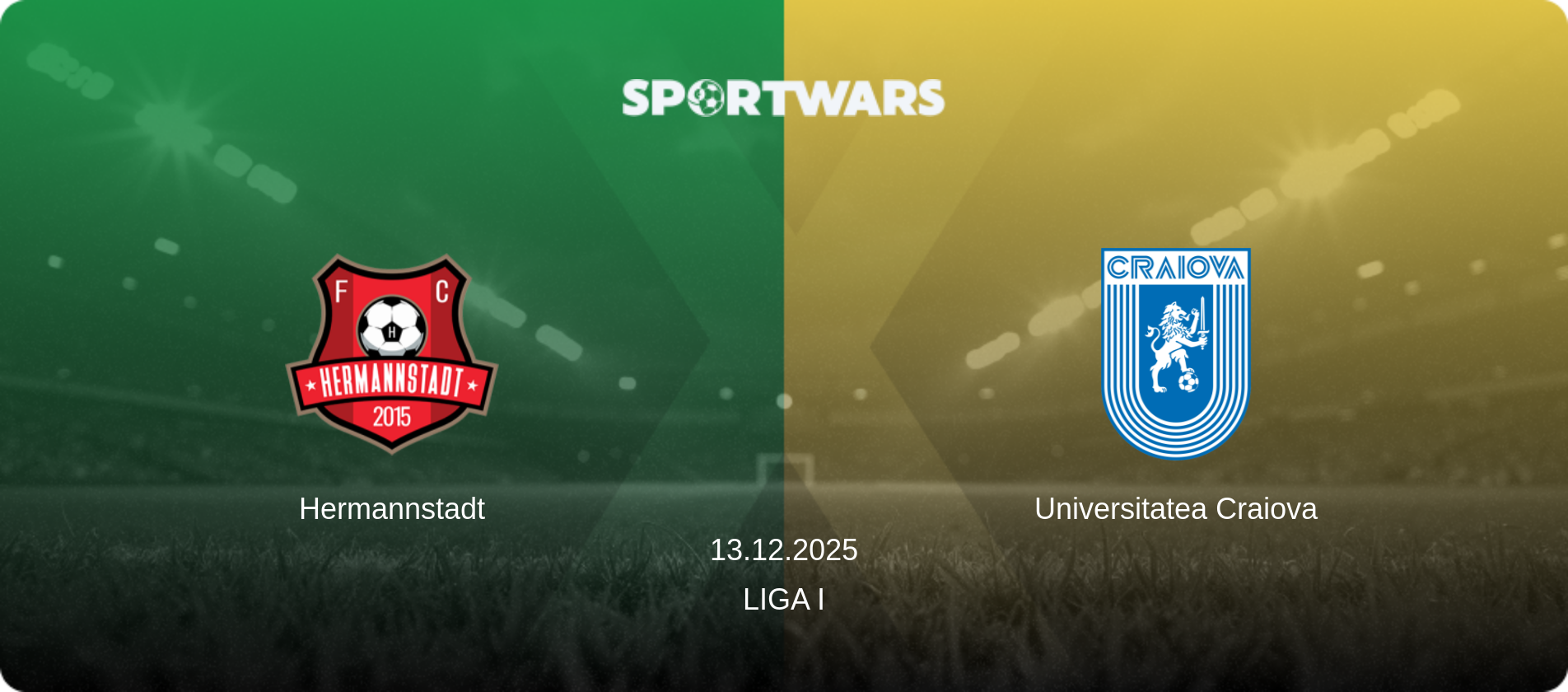 Hermannstadt — Universitatea Craiova, 13.12.2025 — Liga I (match preview)