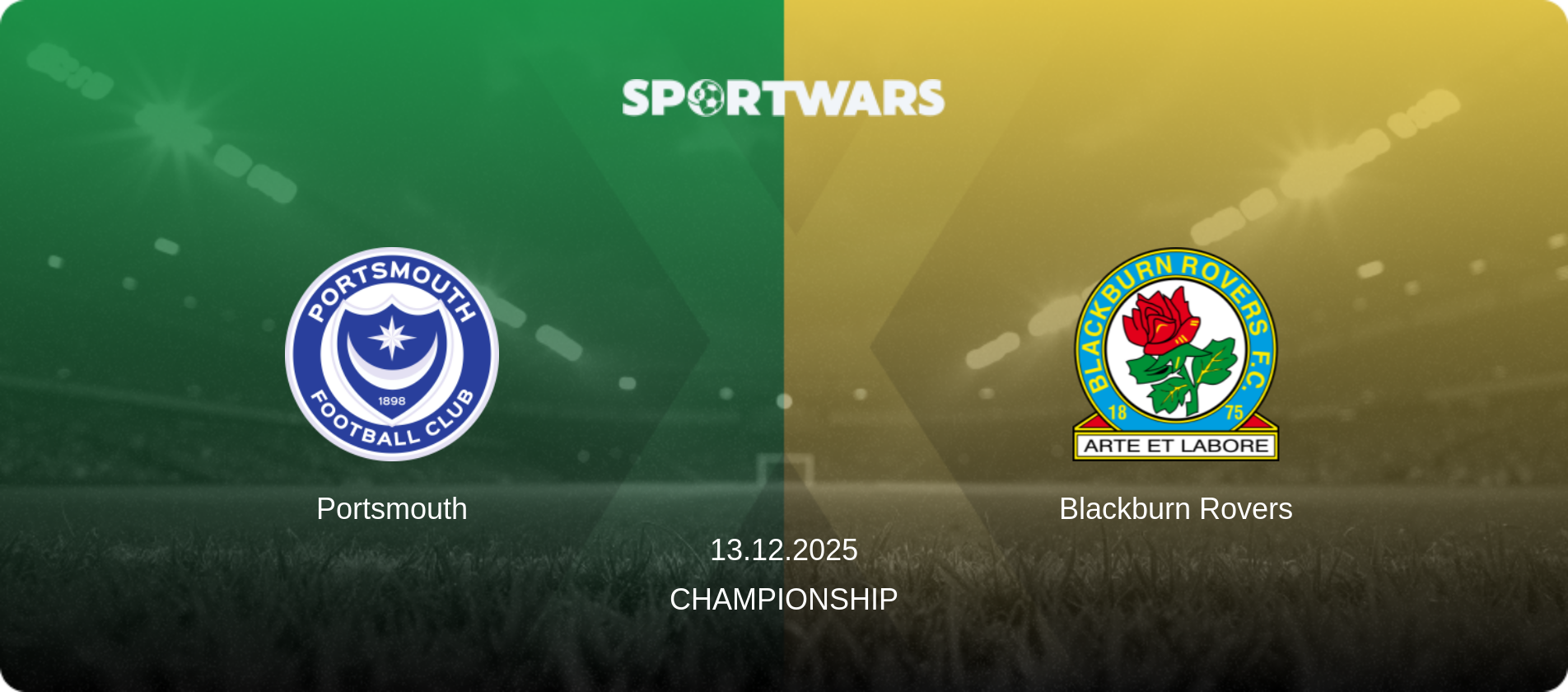Portsmouth — Blackburn Rovers, 13.12.2025 — Championship (match preview)