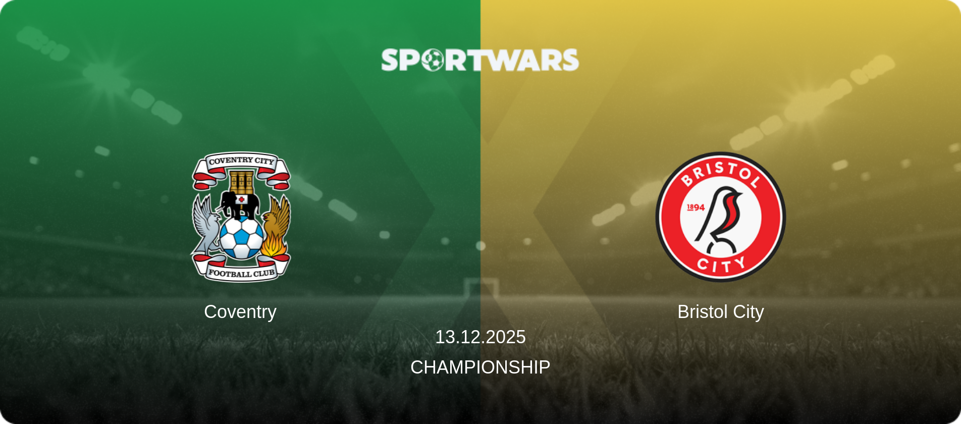 Coventry — Bristol City, 13.12.2025 — Championship (match preview)