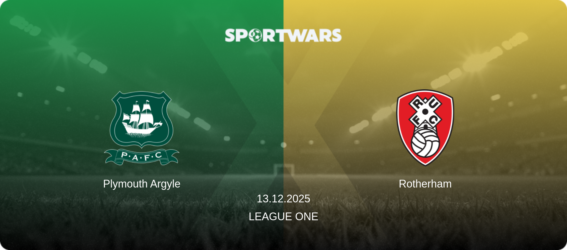 Plymouth Argyle — Rotherham, 13.12.2025 — League One (match preview)
