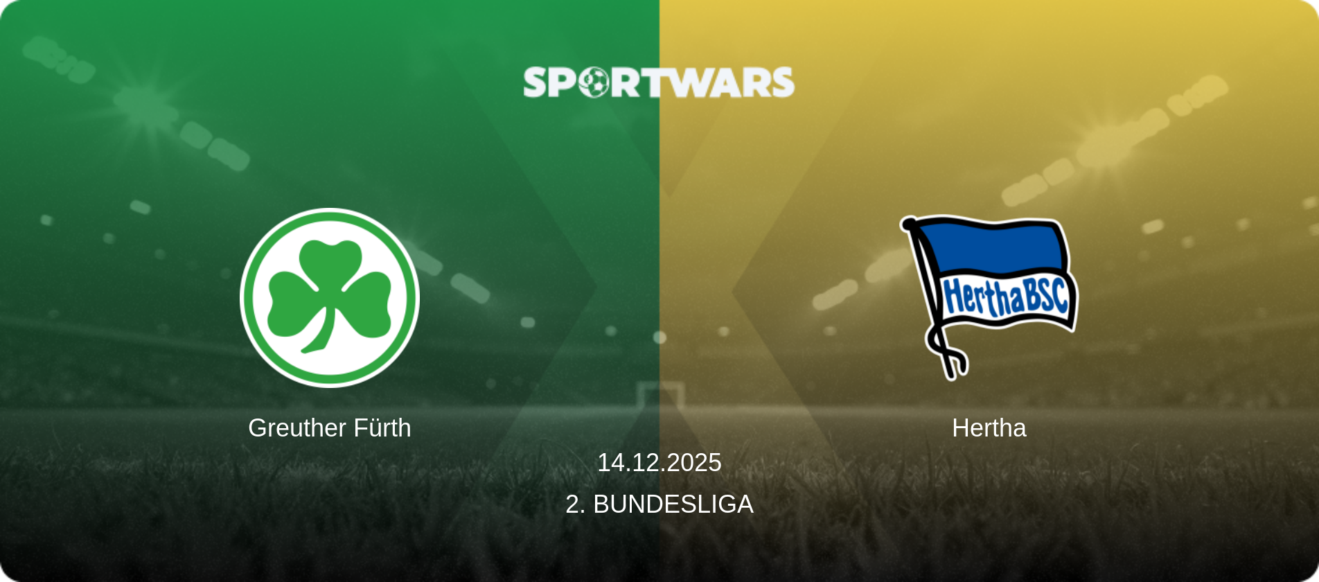 Greuther Fürth — Hertha, 14.12.2025 — 2. Bundesliga (match preview)