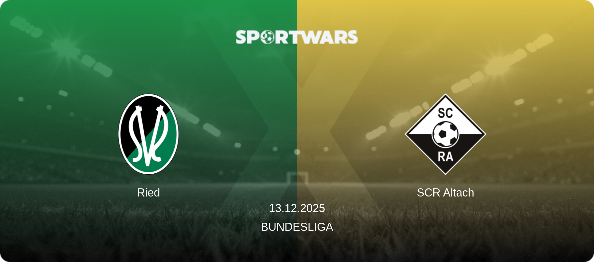 Ried — SCR Altach, 13.12.2025 — Bundesliga (match preview)