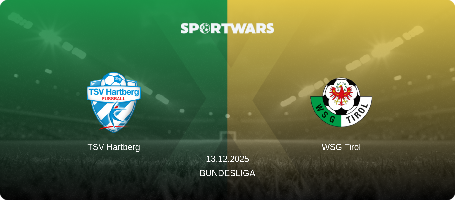 TSV Hartberg — WSG Tirol, 13.12.2025 — Bundesliga (match preview)