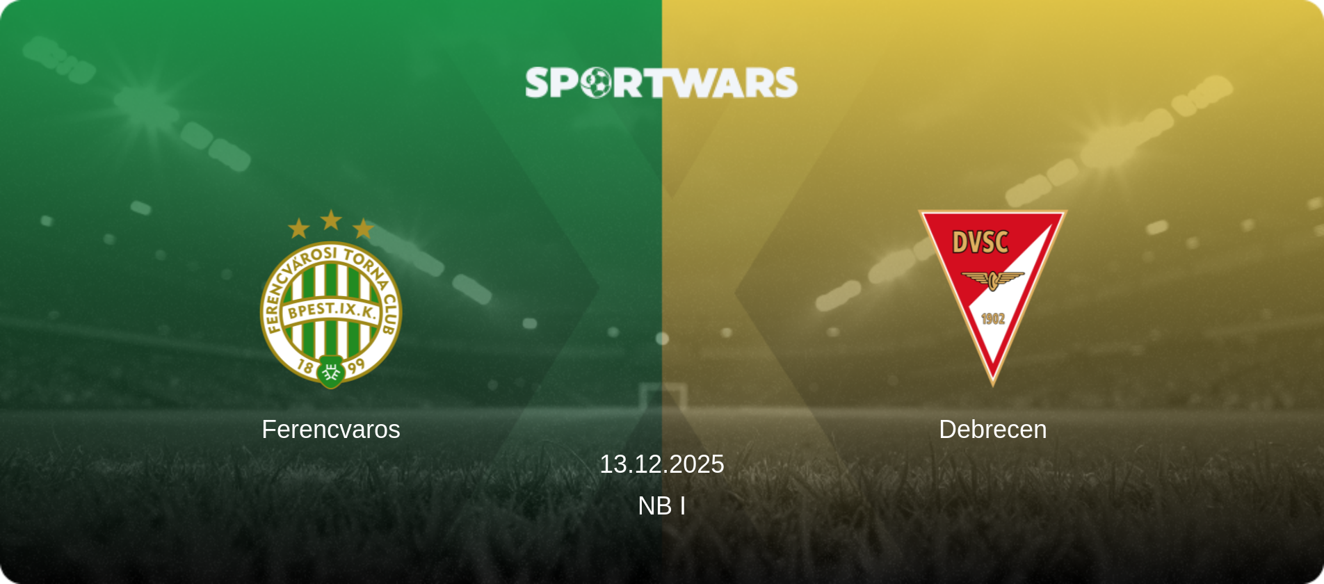 Ferencvaros — Debrecen, 13.12.2025 — NB I (match preview)