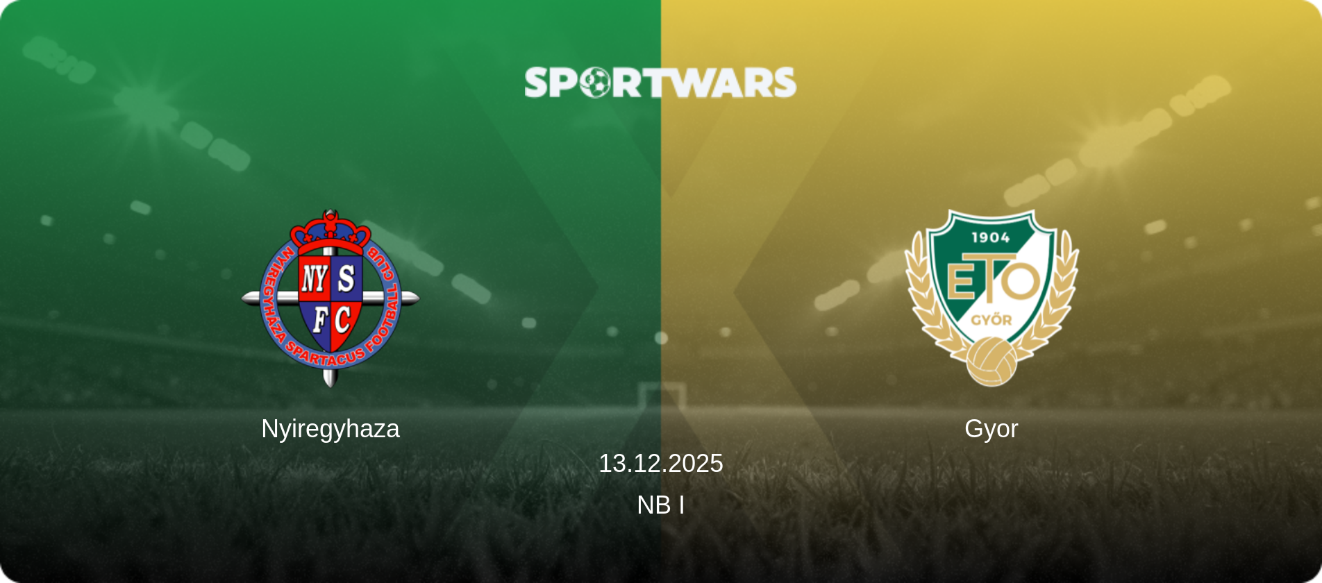 Nyiregyhaza — Gyor, 13.12.2025 — NB I (match preview)