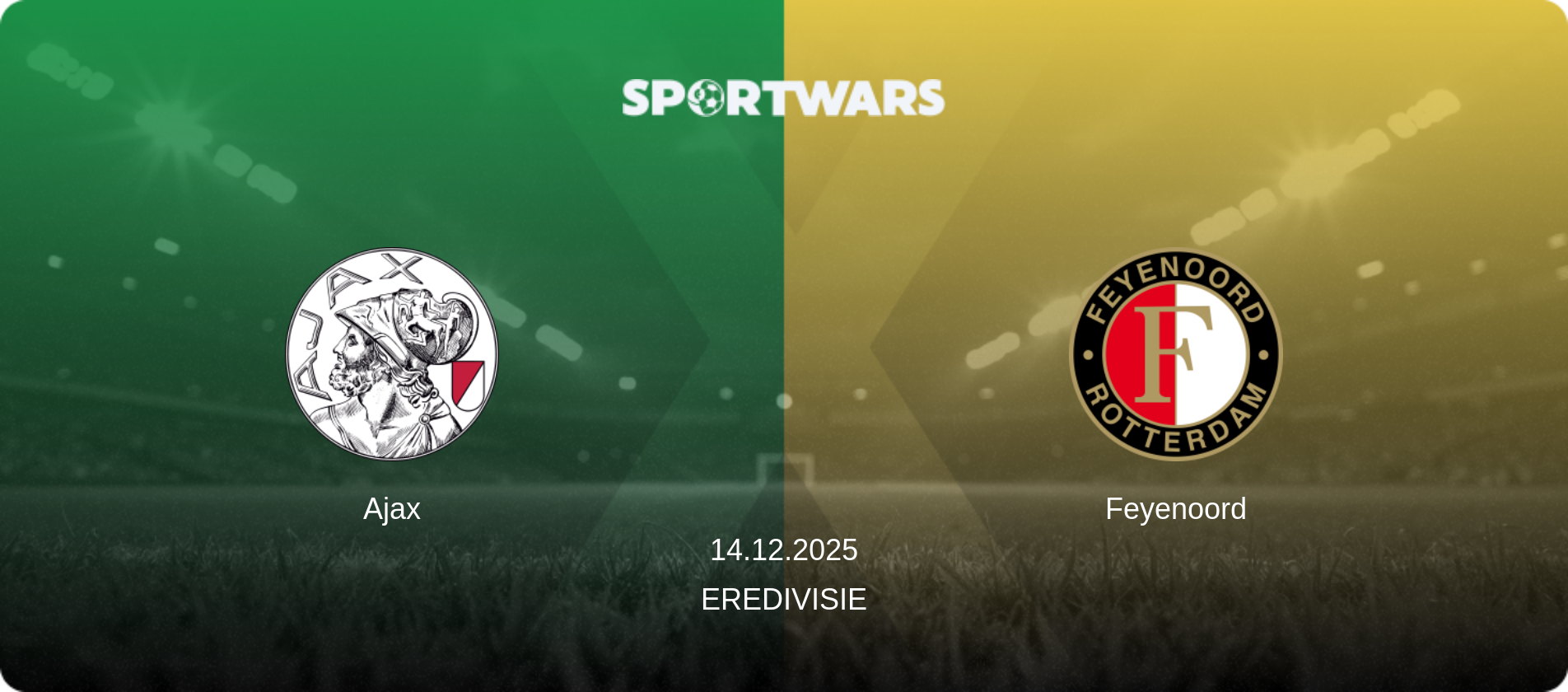 Ajax — Feyenoord, 14.12.2025 — Eredivisie (match preview)