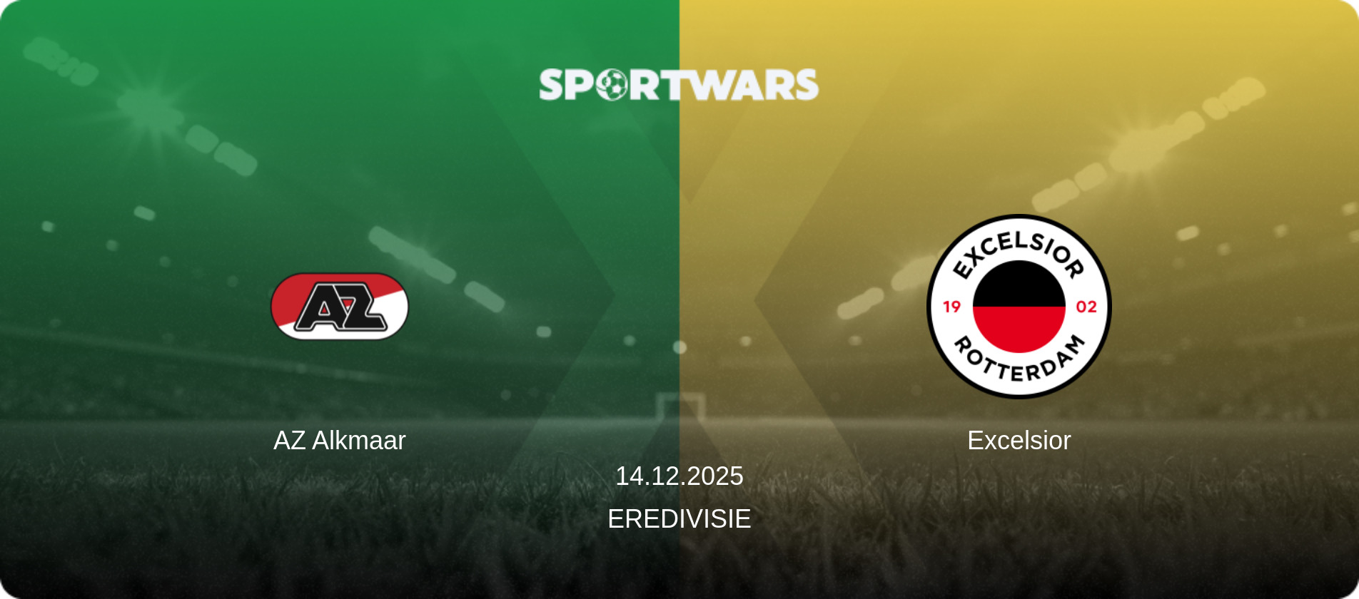AZ Alkmaar — Excelsior, 14.12.2025 — Eredivisie (match preview)