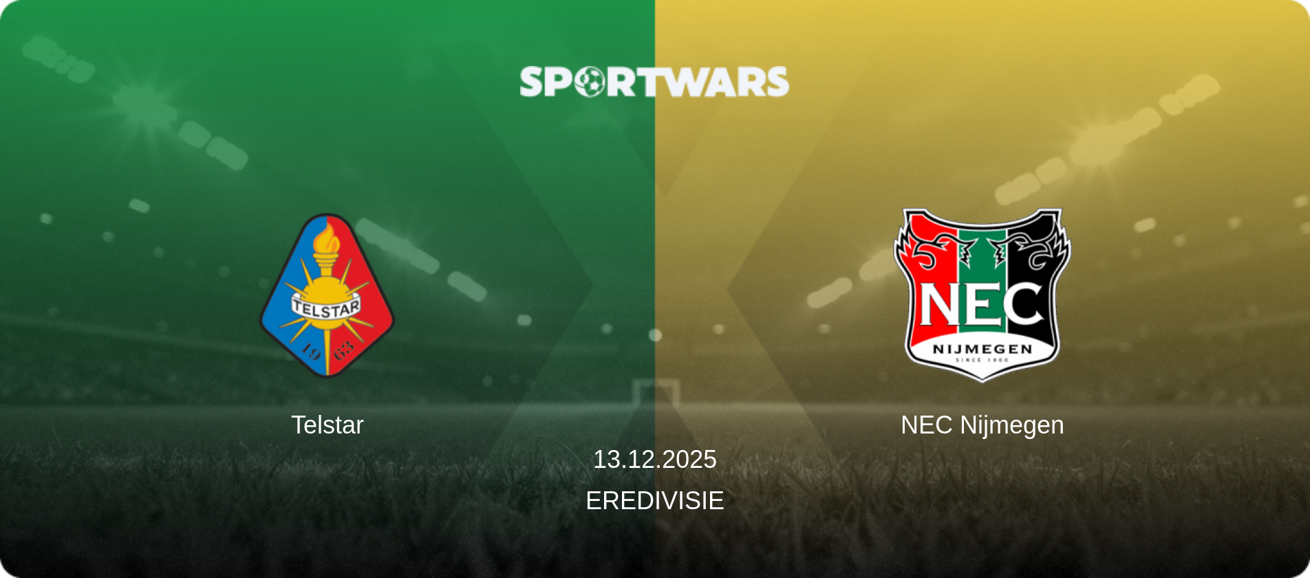 Telstar — NEC Nijmegen, 13.12.2025 — Eredivisie (match preview)