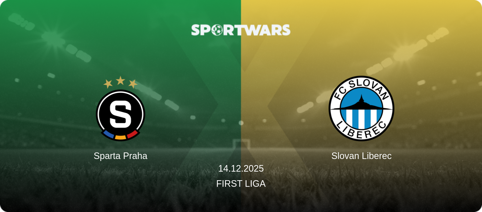 Sparta Praha — Slovan Liberec, 14.12.2025 — First Liga (match preview)