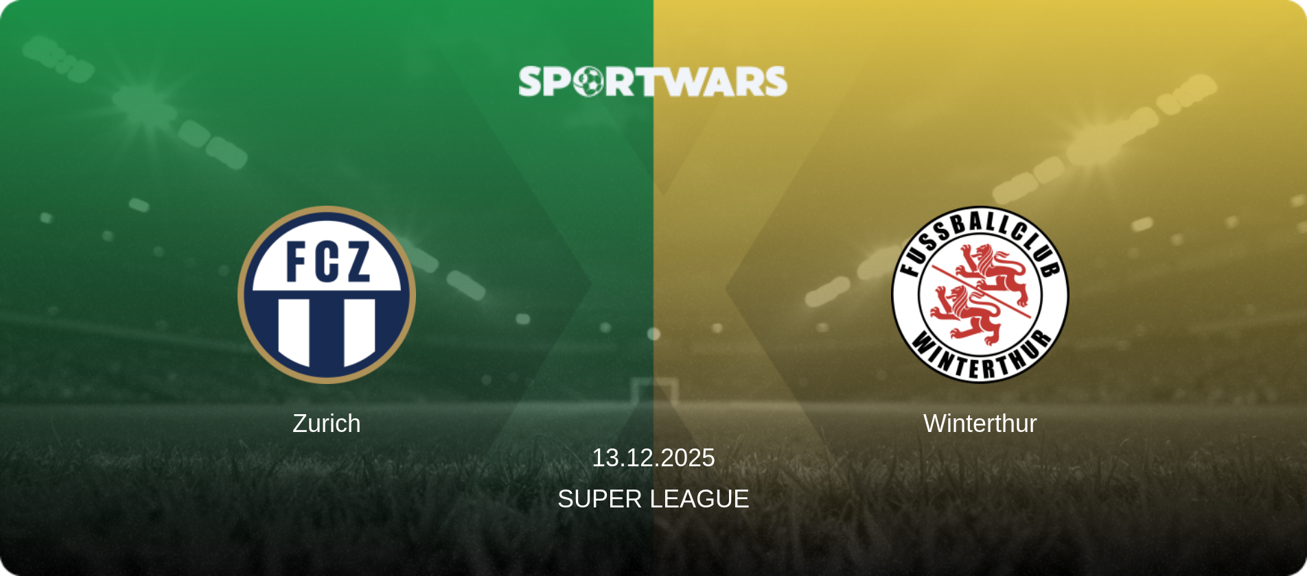 Zurich — Winterthur, 13.12.2025 — Super League (match preview)