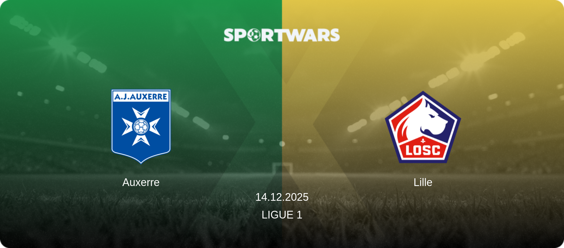 Auxerre — Lille, 14.12.2025 — Ligue 1 (match preview)