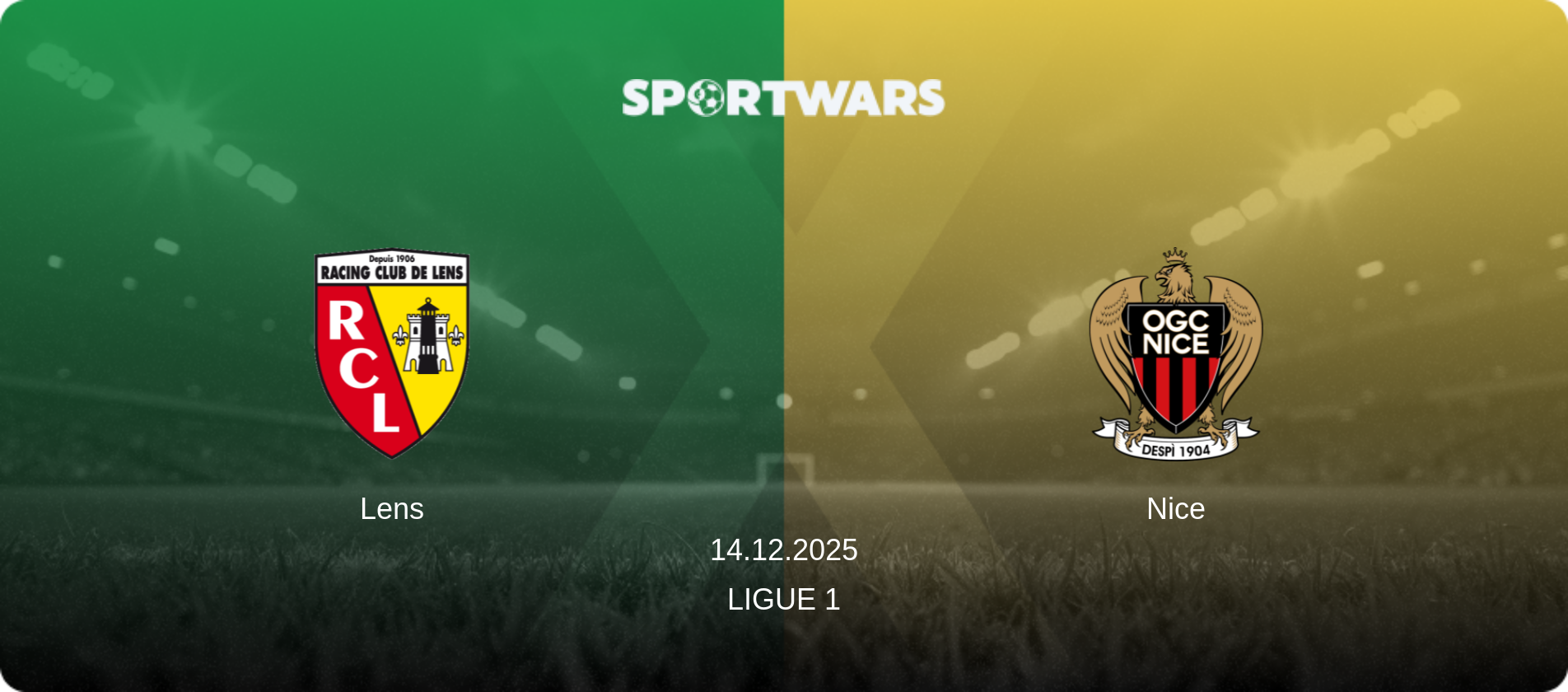 Lens — Nice, 14.12.2025 — Ligue 1 (match preview)