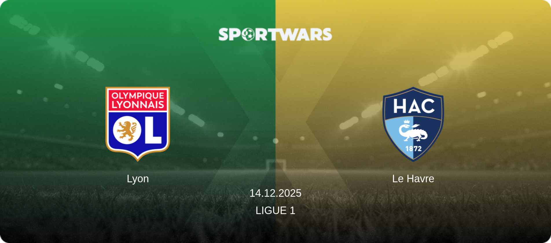 Lyon — Le Havre, 14.12.2025 — Ligue 1 (match preview)