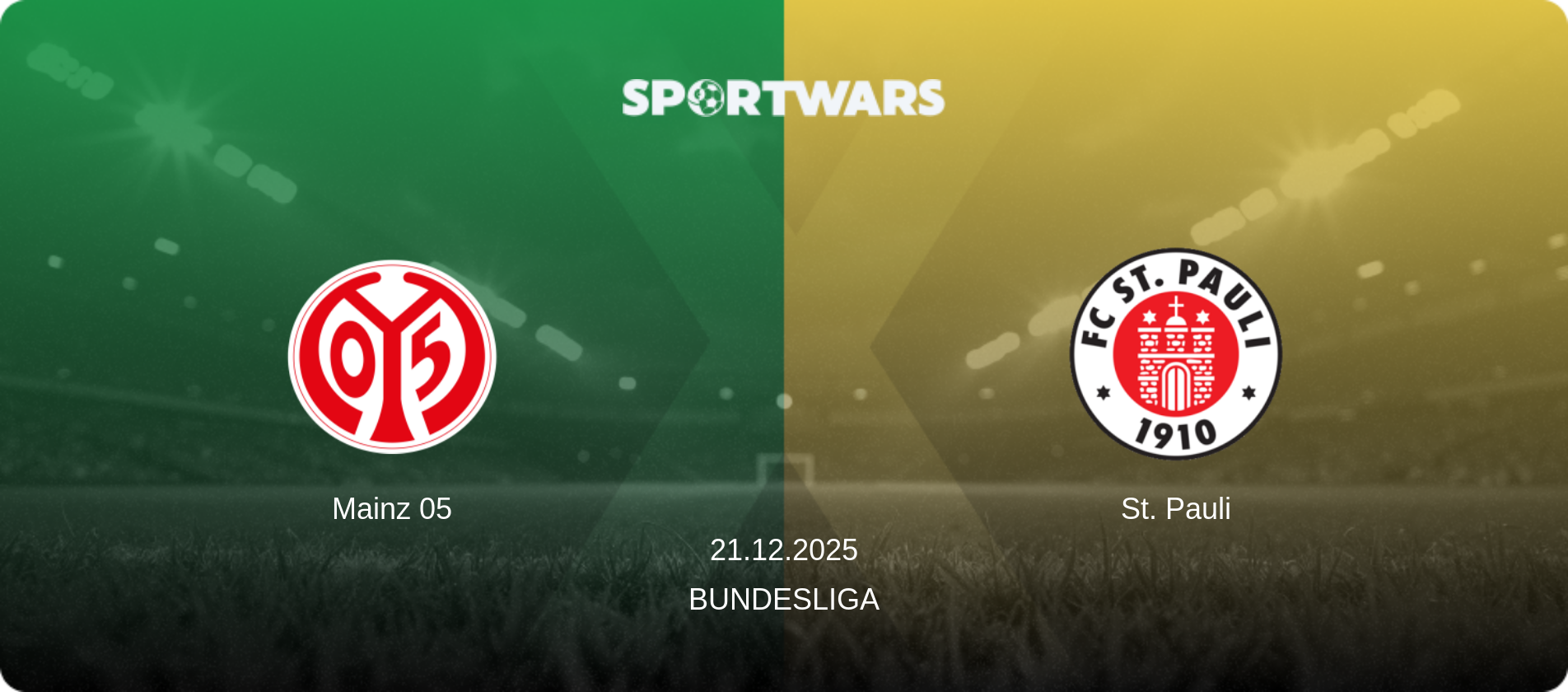 Mainz 05 — St. Pauli, 21.12.2025 — Bundesliga (match preview)