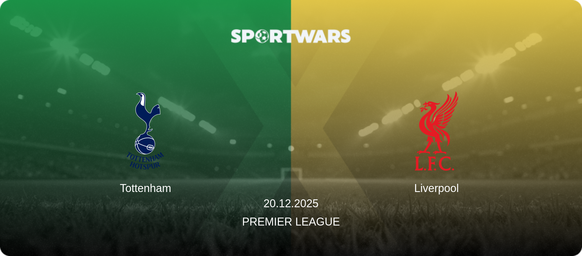 Tottenham — Liverpool, 20.12.2025 — Premier League (match preview)