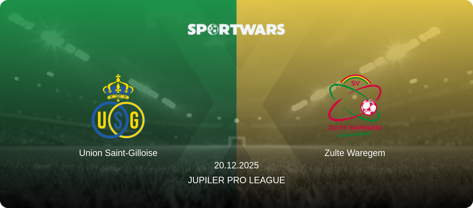 Union Saint-Gilloise — Zulte Waregem, 20.12.2025 — Jupiler Pro League (match preview)