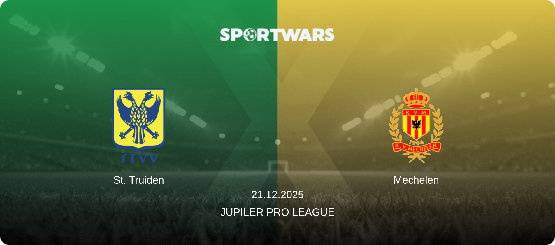 St. Truiden — Mechelen, 21.12.2025 — Jupiler Pro League (match preview)