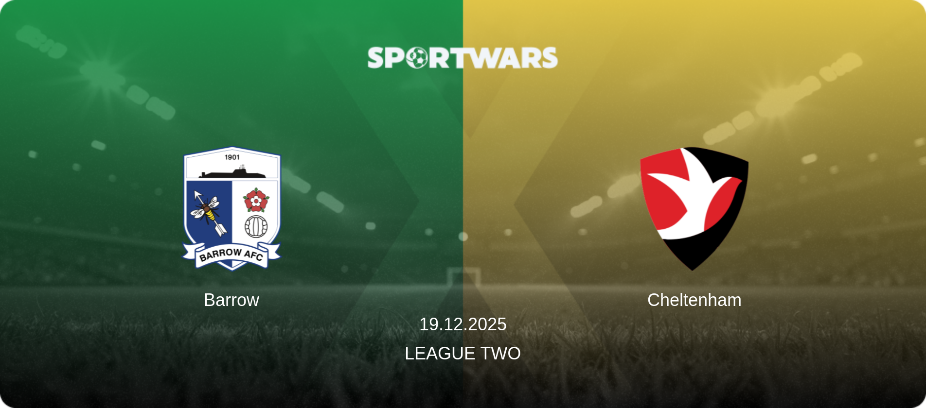 Barrow — Cheltenham, 19.12.2025 — League Two (match preview)
