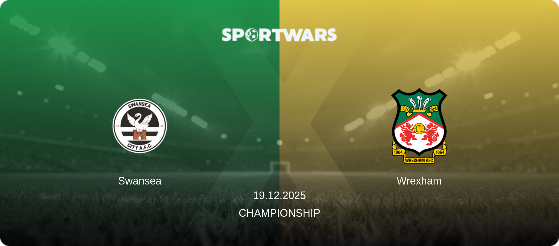 Swansea — Wrexham, 19.12.2025 — Championship (match preview)