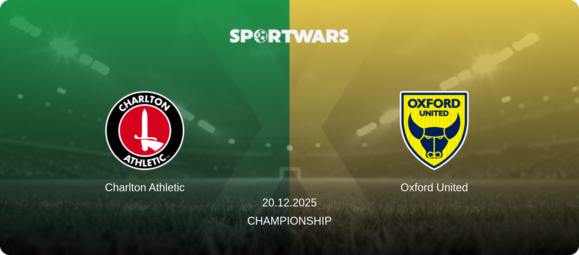 Charlton Athletic — Oxford United, 20.12.2025 — Championship (match preview)