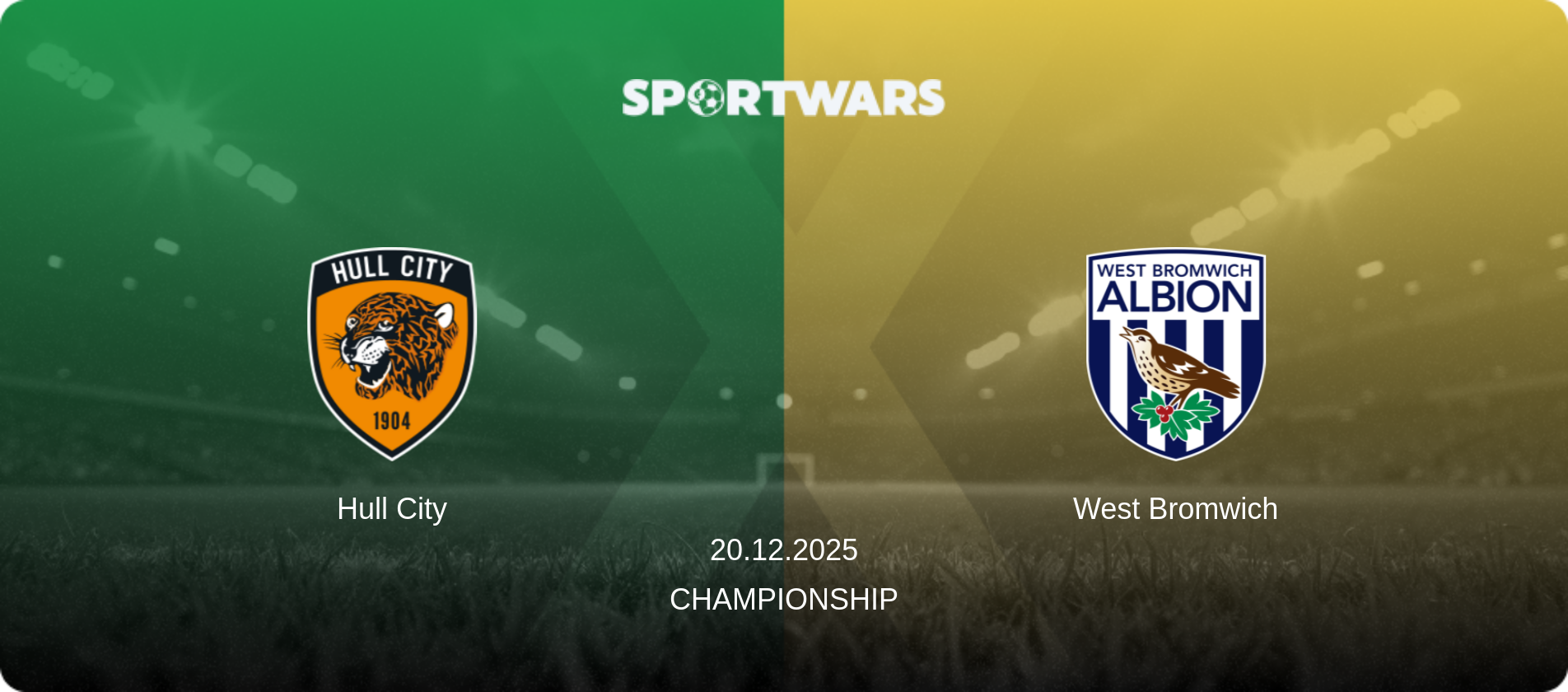 Hull City — West Bromwich, 20.12.2025 — Championship (match preview)