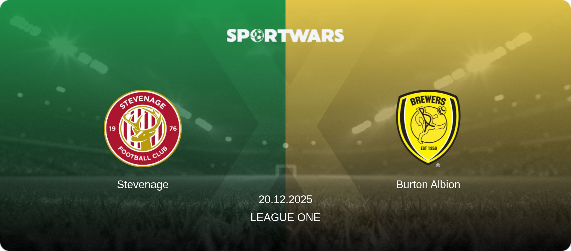 Stevenage — Burton Albion, 20.12.2025 — League One (match preview)