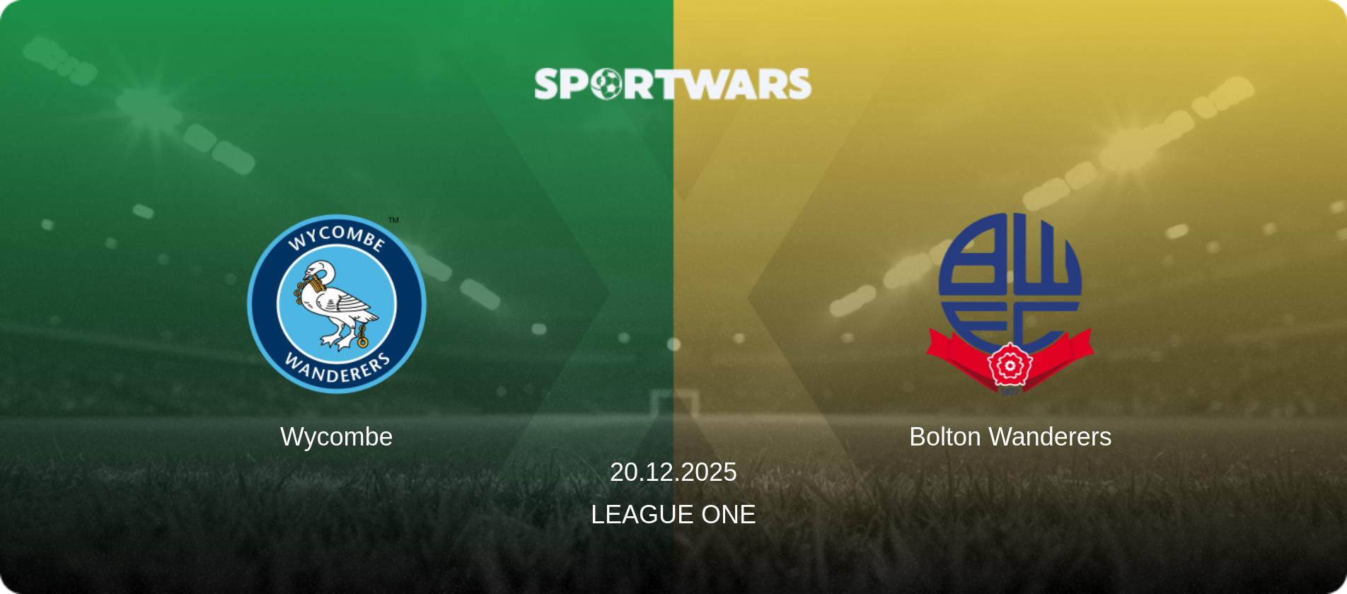 Wycombe — Bolton Wanderers, 20.12.2025 — League One (match preview)
