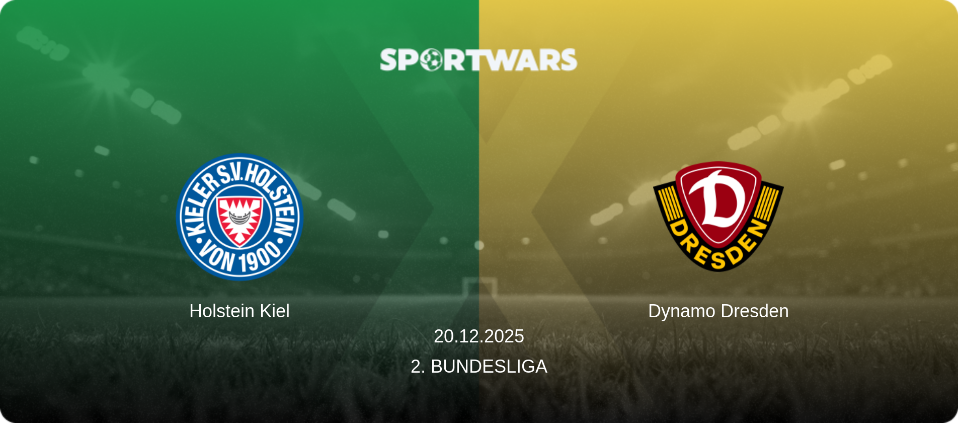Holstein Kiel — Dynamo Dresden, 20.12.2025 — 2. Bundesliga (match preview)