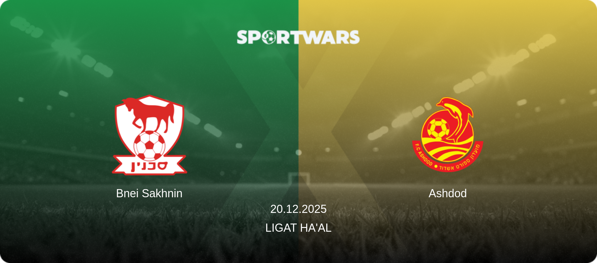 Bnei Sakhnin — Ashdod, 20.12.2025 — Ligat Ha'al (match preview)