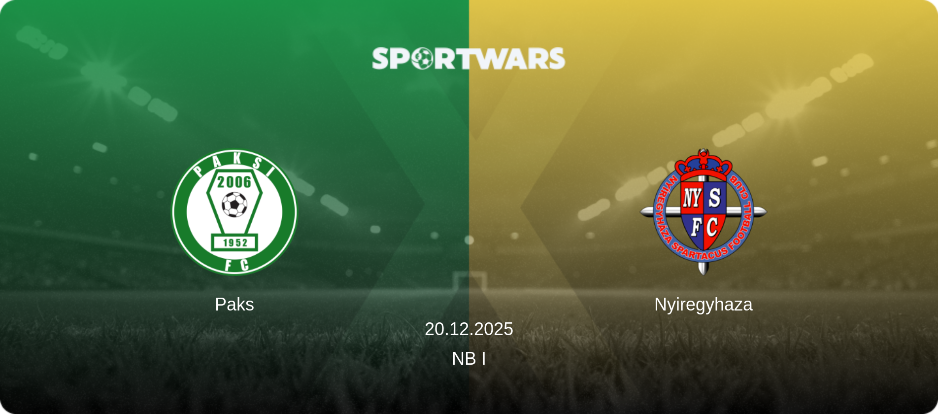 Paks — Nyiregyhaza, 20.12.2025 — NB I (match preview)