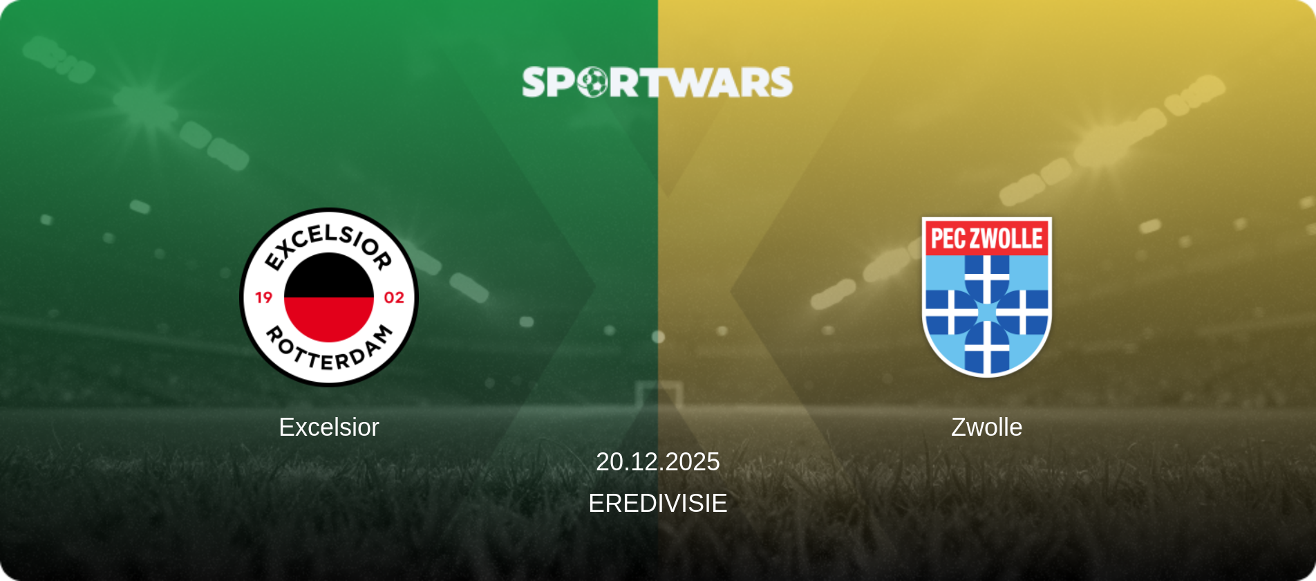 Excelsior — Zwolle, 20.12.2025 — Eredivisie (match preview)