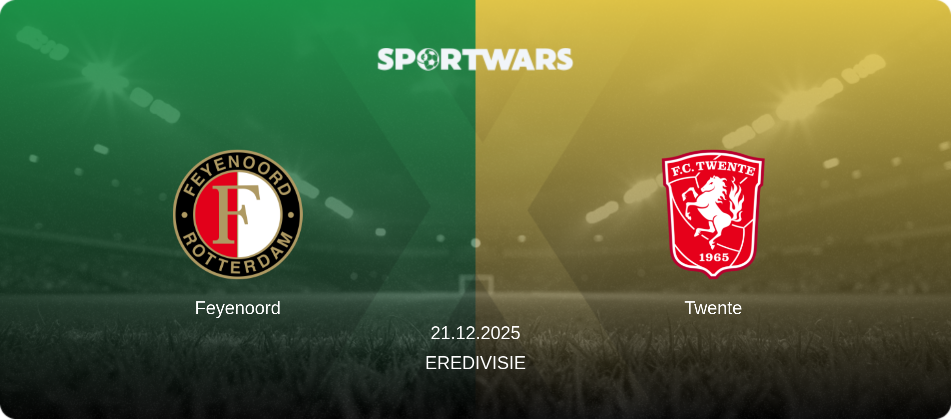 Feyenoord — Twente, 21.12.2025 — Eredivisie (match preview)