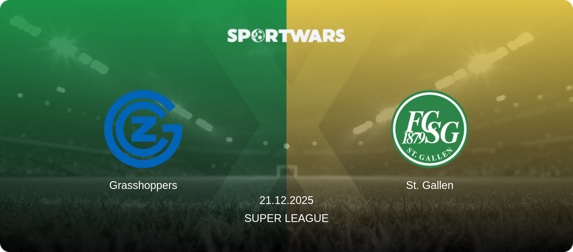 Grasshoppers — St. Gallen, 21.12.2025 — Super League (match preview)