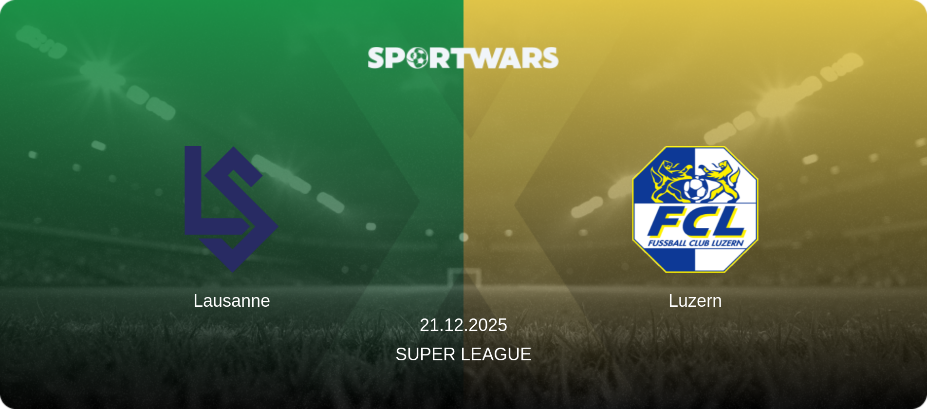 Lausanne — Luzern, 21.12.2025 — Super League (match preview)