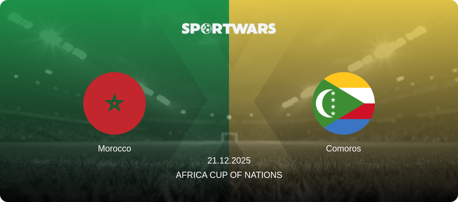 Morocco — Comoros, 21.12.2025 — Africa Cup of Nations (match preview)