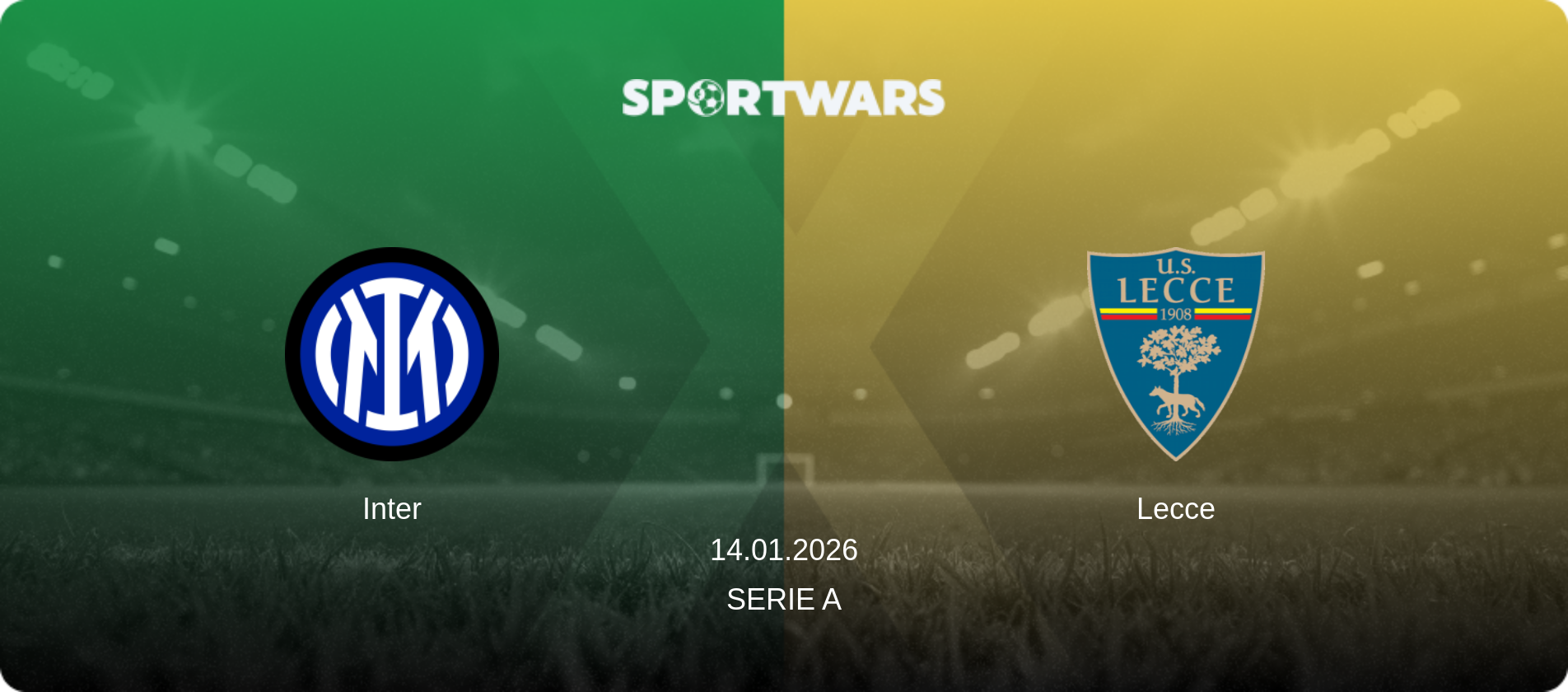 Inter — Lecce, 14.01.2026 — Serie A (match preview)