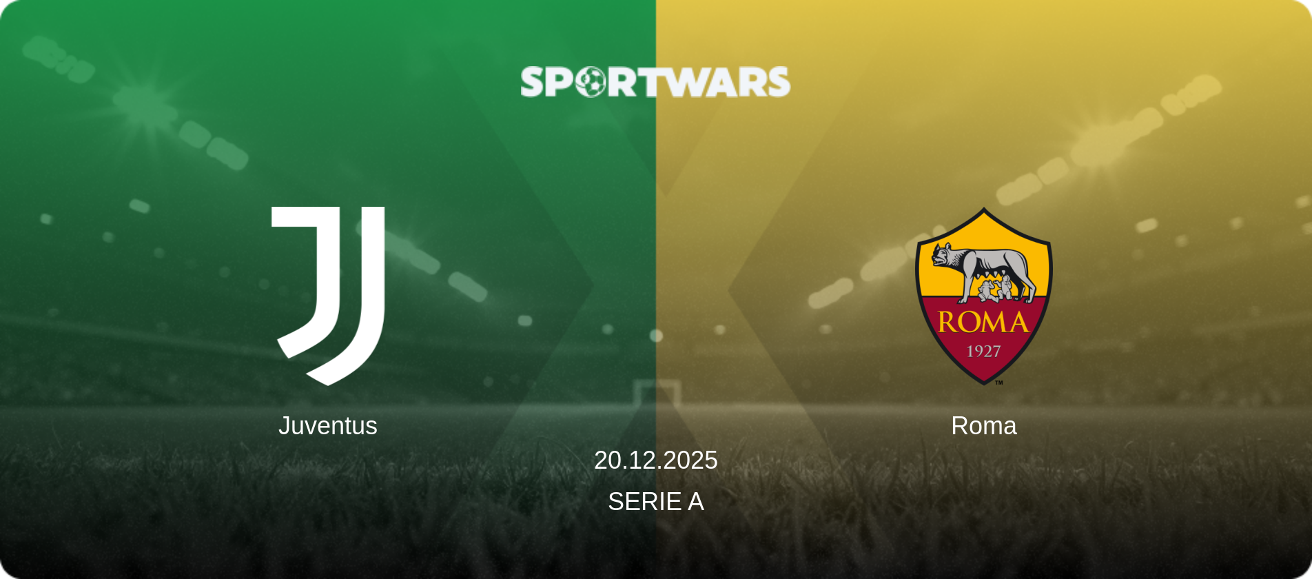 Juventus — Roma, 20.12.2025 — Serie A (match preview)