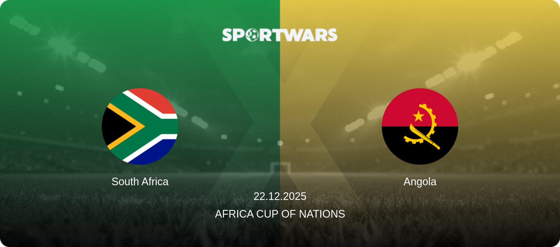 South Africa — Angola, 22.12.2025 — Africa Cup of Nations (match preview)