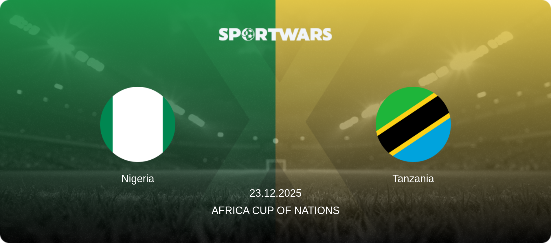Nigeria — Tanzania, 23.12.2025 — Africa Cup of Nations (match preview)
