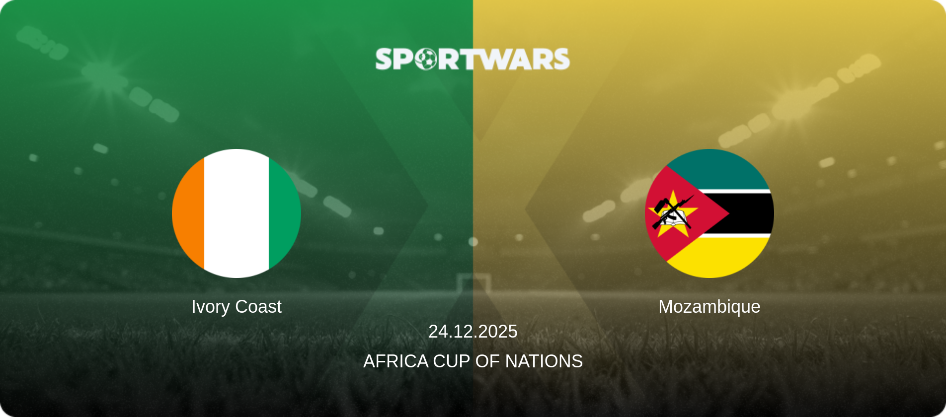 Ivory Coast — Mozambique, 24.12.2025 — Africa Cup of Nations (match preview)