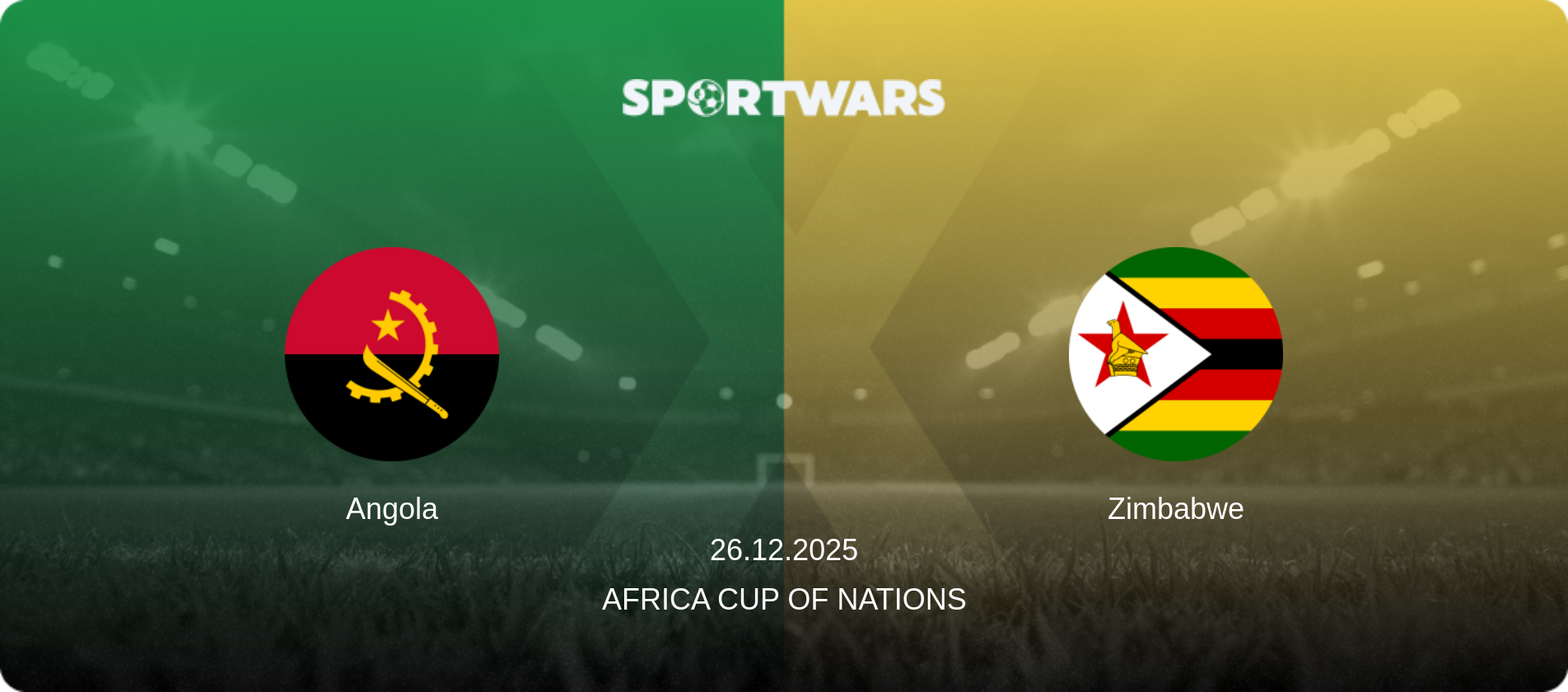 Angola — Zimbabwe, 26.12.2025 — Africa Cup of Nations (match preview)
