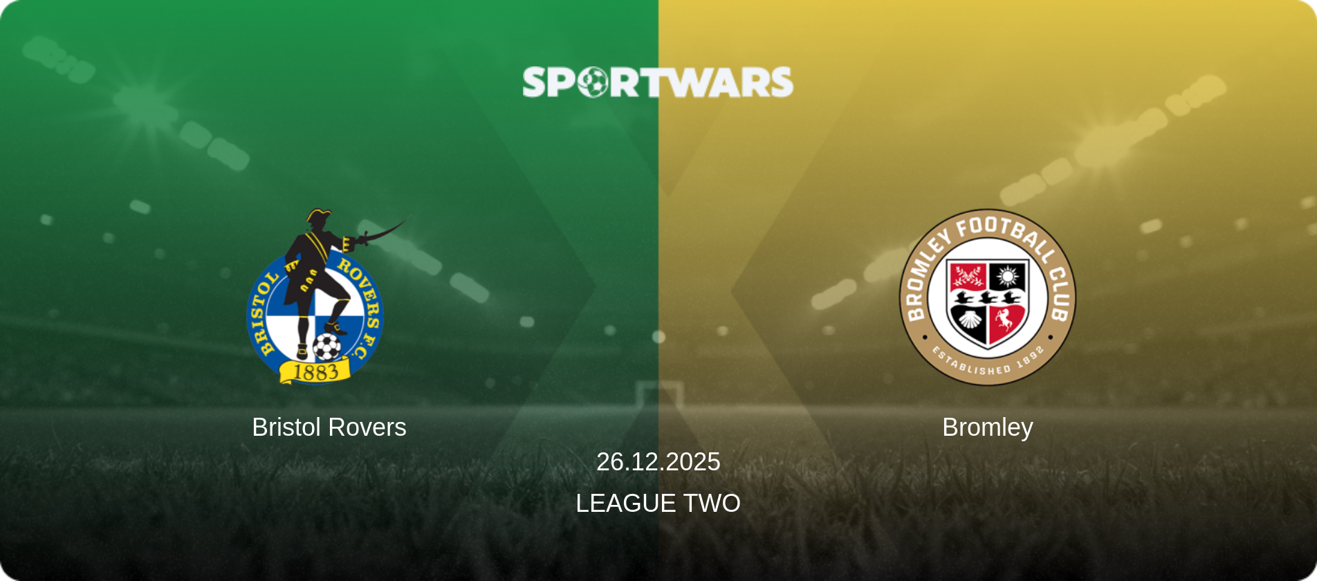 Bristol Rovers — Bromley, 26.12.2025 — League Two (match preview)