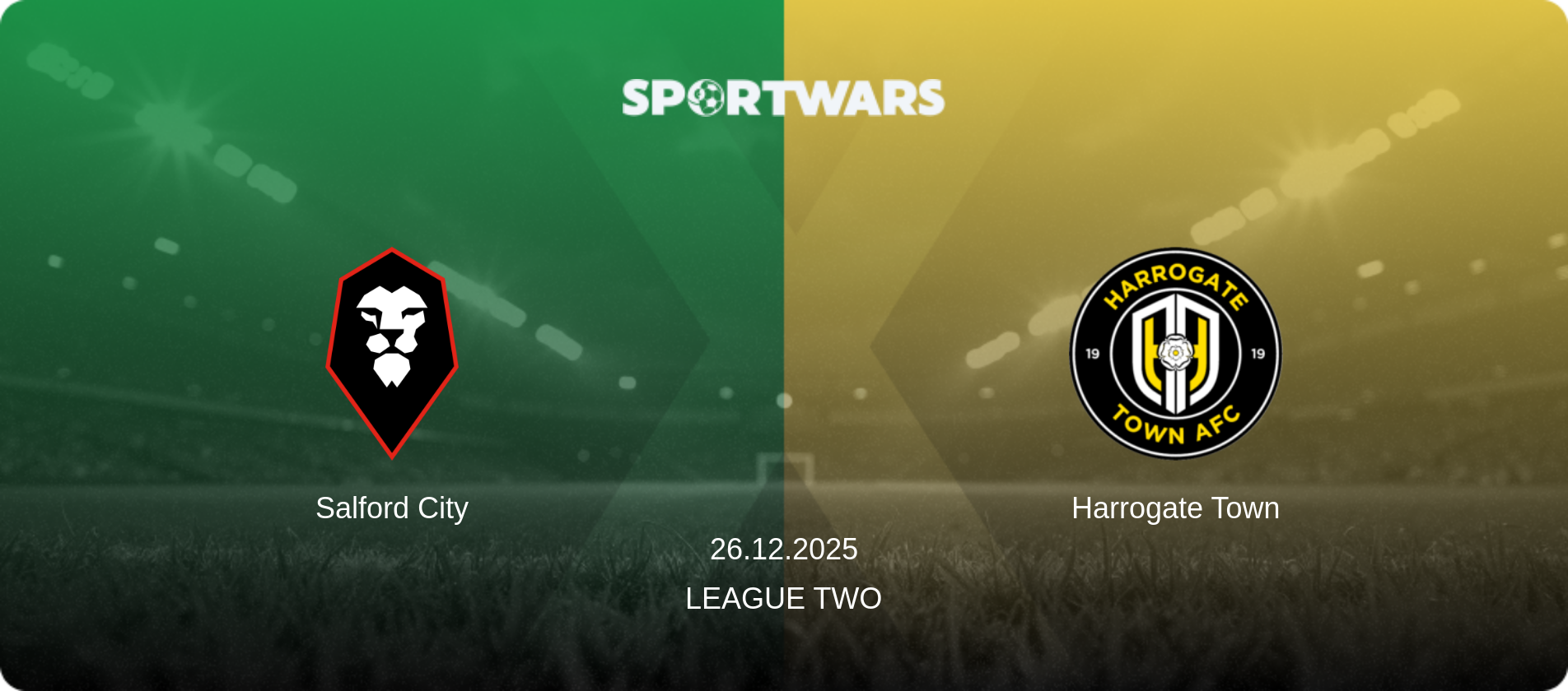 Salford City — Harrogate Town, 26.12.2025 — League Two (match preview)
