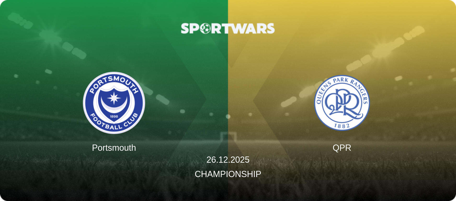Portsmouth — QPR, 26.12.2025 — Championship (match preview)
