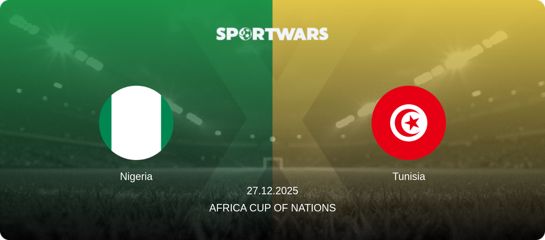 Nigeria — Tunisia, 27.12.2025 — Africa Cup of Nations (match preview)