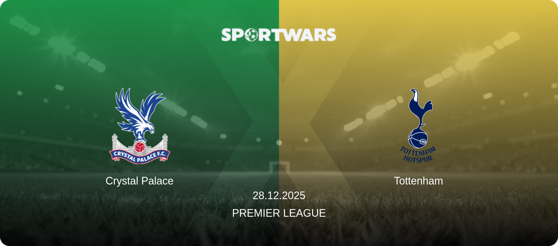 Crystal Palace — Tottenham, 28.12.2025 — Premier League (match preview)